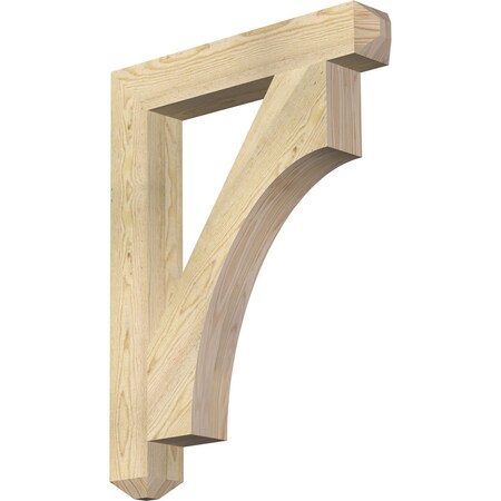 Ekena Millwork Westlake Craftsman Rough Sawn Bracket, Douglas Fir, 4"W x 26"D x 34"H BKT04X26X34WTL04RDF